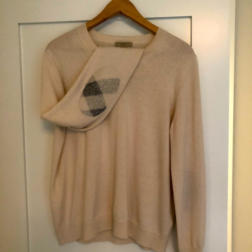 Burberry elbow patch sweater